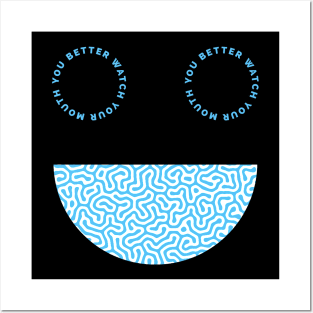 "I'll Take it to the Max" Smile Design (Light Blue) Posters and Art